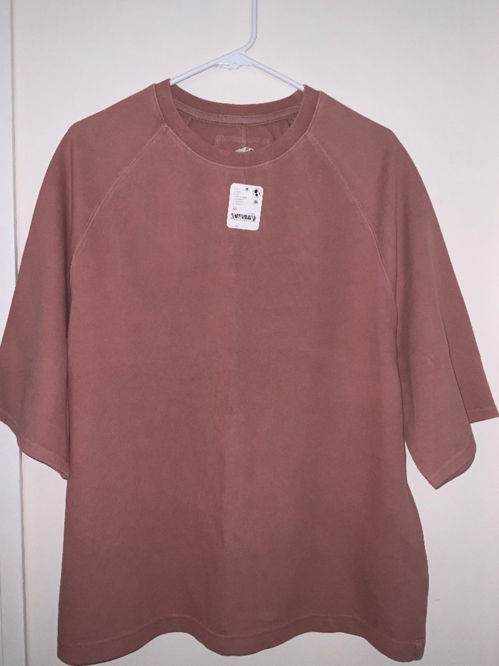 We The Free Josh Tee by Free People - Color: Mauve - Size: XS